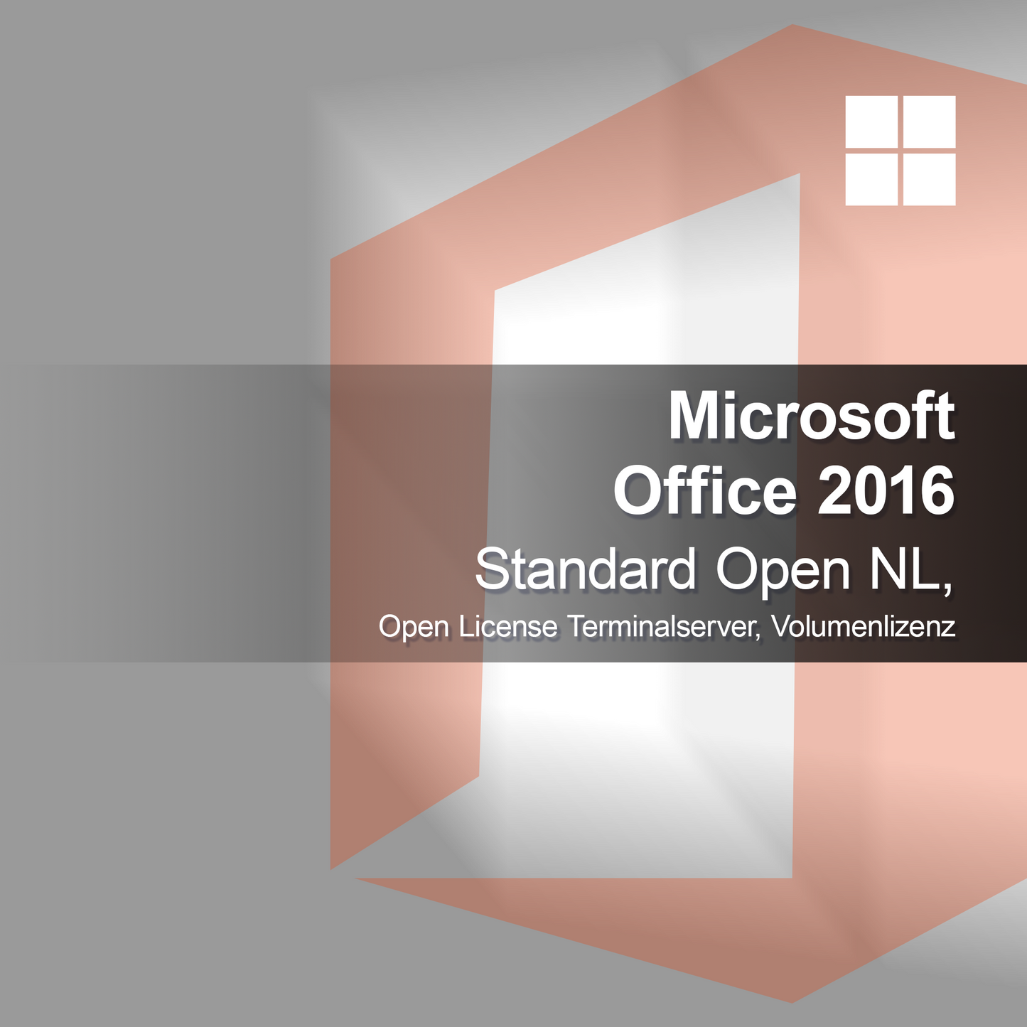 Microsoft Office 2016 Standard Open NL, Licenza Open Terminalserver, Licenza a volume