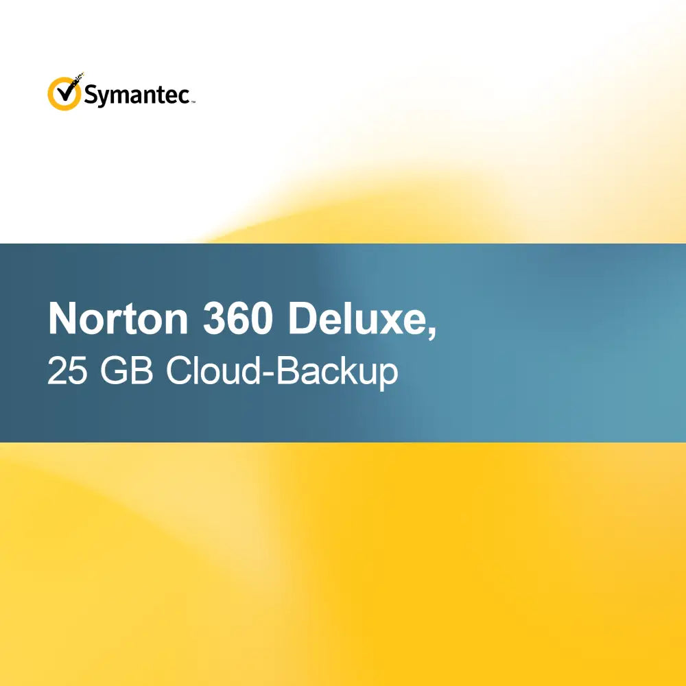 Norton 360 Deluxe, 25 GB di backup cloud