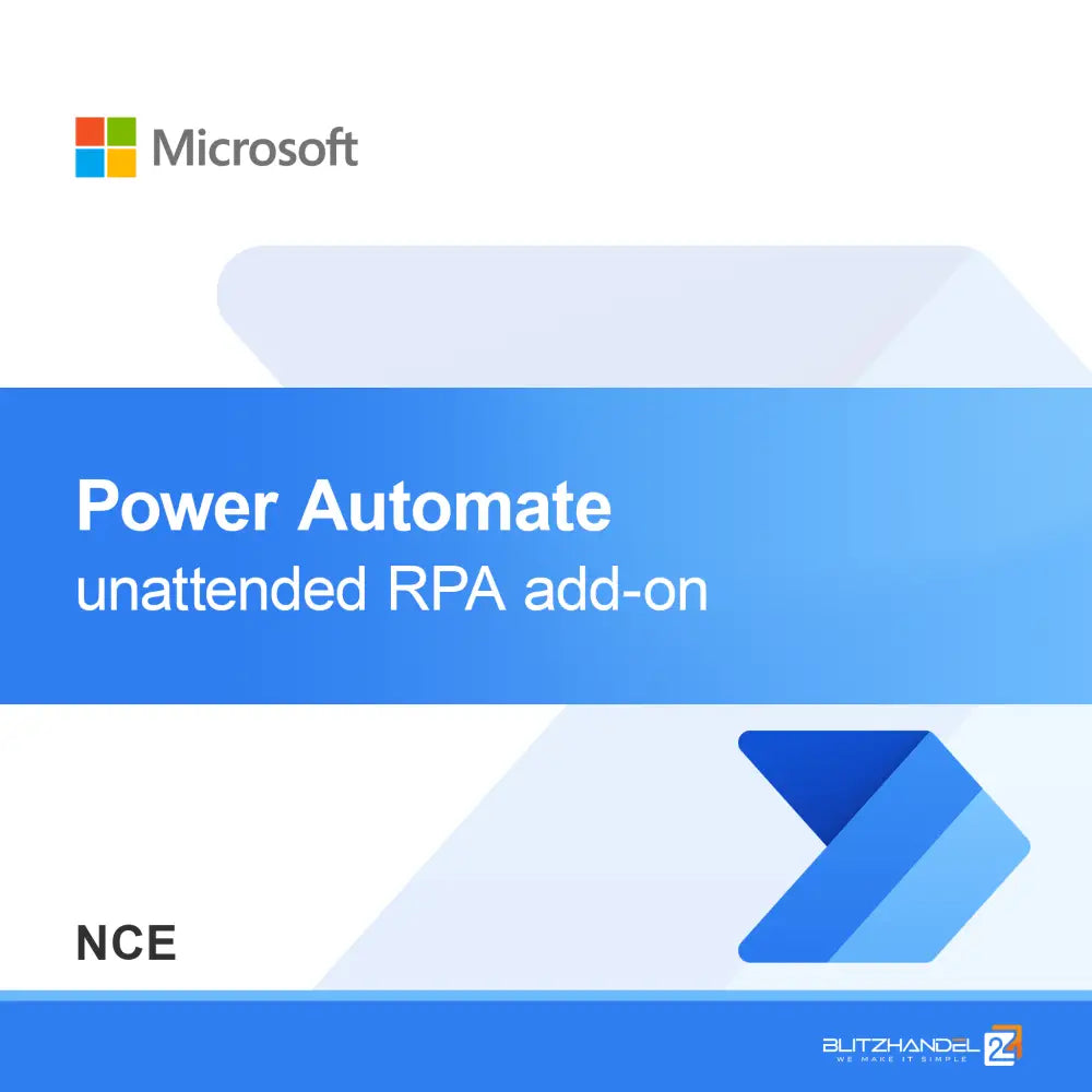 Componente aggiuntivo RPA non presidiato di Power Automate (NCE)