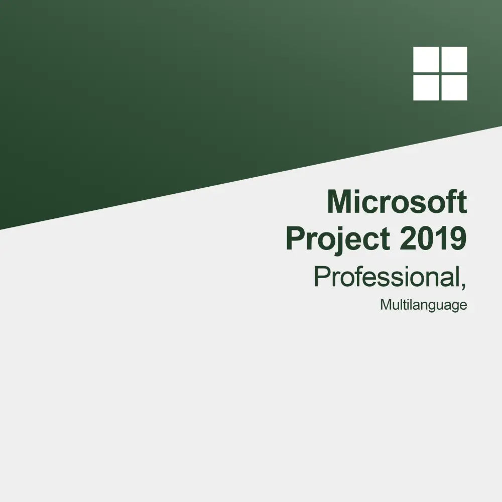 Microsoft Project 2019 Professional, Multilingue