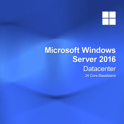 Licenza base Microsoft Windows Server 2016 Datacenter 24 Core