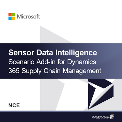 Add-in Scenario di Intelligenza dei Dati Sensore per Dynamics 365 Supply Chain Management (NCE)